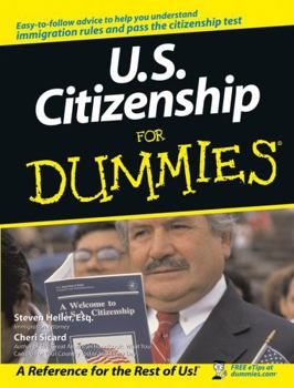 Paperback U.S. Citizenship for Dummies Book