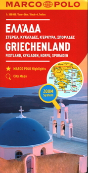 Map Greece & the Islands Marco Polo Map Book