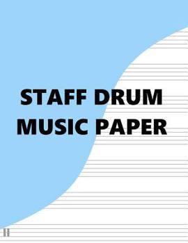 Paperback Staff Drum Music Paper Book