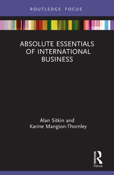 Paperback Absolute Essentials of International Business Book