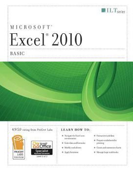 Spiral-bound Microsoft Excel 2010 Basic Book