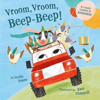 Hardcover Vroom Vroom Beep Beep (Us Edition): A Crash Course in Kindness Book