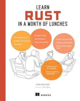 Paperback Learn Rust in a Month of Lunches Book