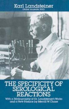 Paperback The Specificity of Serological Reactions (Dover Books on Biology) Book