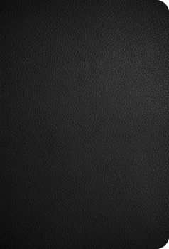 Leather Bound CSB Large Print Compact Reference Bible, Optimal Type, Digital Study Edition, Black Genuine Leather Book
