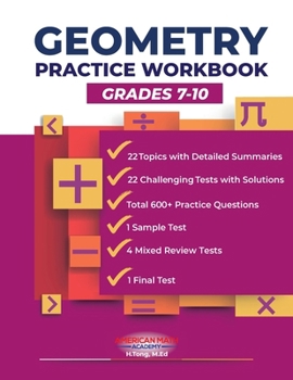 Paperback Geometry Practice Workbook Book