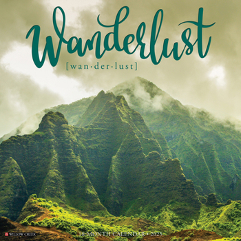 Calendar Wanderlust 2025 12 X 12 Wall Calendar Book