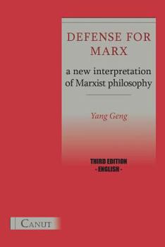 Paperback Defense for Marx. a New Interpretation of Marxist Philosophy Book