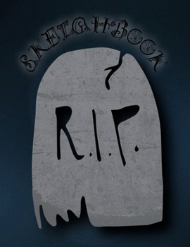 Sketchbook: R.I.P.tide - Unlined Paper - Sketchbook - Scrapbook, Large Notebook