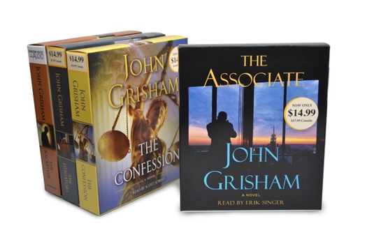 Audio CD John Grisham Audiobook Bundle #2: The Associate; The Confession; The Litigators; The Racketeer Book