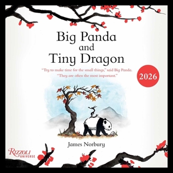 Calendar Big Panda and Tiny Dragon 2026 Wall Calendar Book