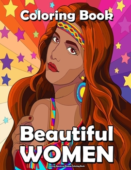 African American Woman Coloring Book: Beautiful Women Portraits | Coloring Book for Adults Celebrating Black and Brown Afro American Queens | For Stress Relief and Relaxation !.
