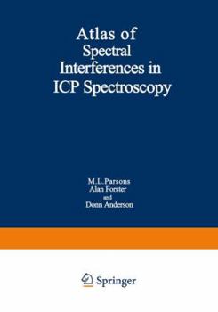 Paperback Atlas of Spectral Interferences in Icp Spectroscopy Book