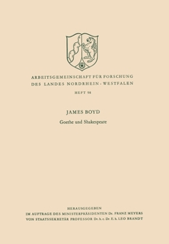 Paperback Goethe und Shakespeare [German] Book