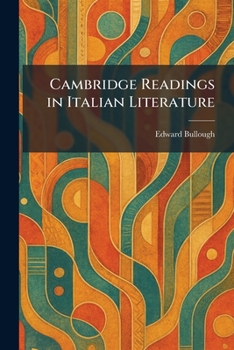 Paperback Cambridge Readings in Italian Literature Book