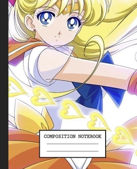 Notebook: Anime Japan Sailor Moon Soft Glossy Cover Graph Paper Pages Book 7.5 x 9.25 Inches 110 Pages