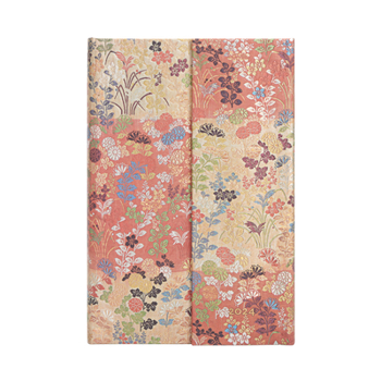 Calendar Paperblanks 2024 Kara-Ori Japanese Kimono 12-Month Mini Horizontal Wrap Closure 160 Pg 100 GSM Book