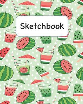 Paperback Sketchbook: Summertime Watermelon Seeds Sketchbook for Adults and Kids of All Ages Book