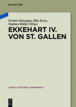 Hardcover Ekkehart IV. von St. Gallen [German] Book