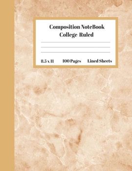Composition Notebook College Ruled Lined Sheets: Large Pretty Under 10 Dollars Notebook Paper Back to School Mixed Texture Marble Gifts and Home ... Teens Women students Kids Adults Teachers