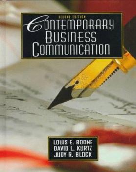 Hardcover Contemporary Business Communication Book