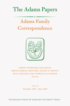 Hardcover Adams Family Correspondence Book