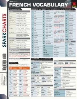 Paperback French Vocabulary (SparkCharts) (Sparknotes Sparkcharts) Book