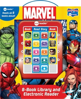 Hardcover Marvel: Me Reader 8-Book Library and Electronic Reader Sound Book Set [With Electronic Reader and Battery] Book