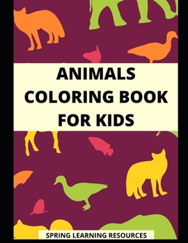 Paperback Animals Coloring Book for Kids: Children's Painting Activity Book (Children's Activity Books) Book