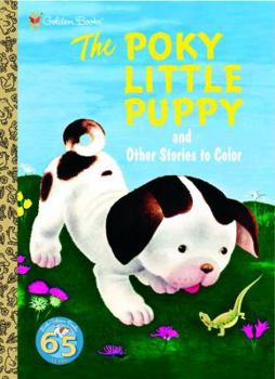 Paperback The Poky Little Puppy and Other Stories to Color Book