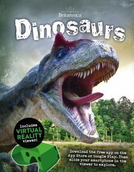 Hardcover Encyclopaedia Britannica Virtual Reality: Dinosaurs Book