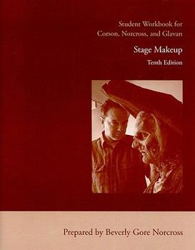 Paperback Student Workbook for Corson, Norcross, and Glavan Stage Makeup Book