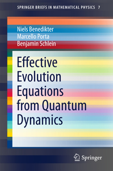 Paperback Effective Evolution Equations from Quantum Dynamics Book