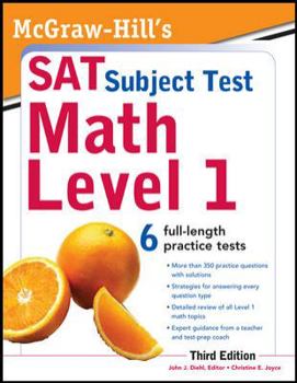 Paperback McGraw-Hill's SAT Subject Test Math Level 1, 3rd Edition Book