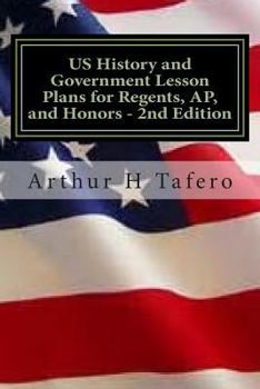 Paperback US History and Government Lesson Plans for Regents, AP, and Honors - 2nd Edition: Includes Complete Regents Tests Book