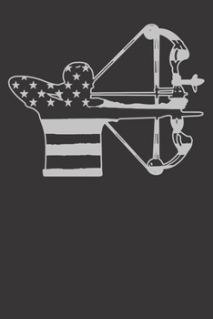 Paperback Notebook: Archery Bow Hunting Dot Grid 6x9 120 Pages Book