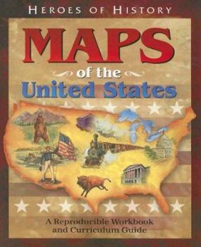 Paperback Maps of the United States Workbook Book