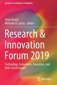 Paperback Research & Innovation Forum 2019: Technology, Innovation, Education, and Their Social Impact Book