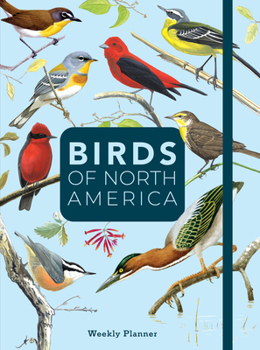 Hardcover Birds of North America: Undated Weekly and Monthly Planner Book