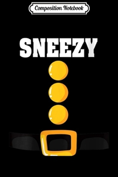 Composition Notebook: Womens Grey Dwarf Costume Funny Halloween Christmas Gift Sneezy  Journal/Notebook Blank Lined Ruled 6x9 100 Pages