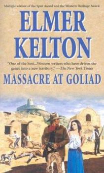 Mass Market Paperback Massacre at Goliad [Large Print] Book