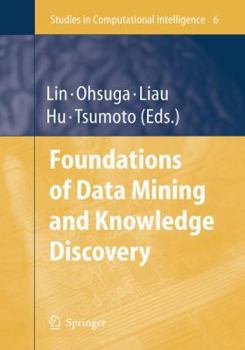 Hardcover Foundations of Data Mining and Knowledge Discovery Book