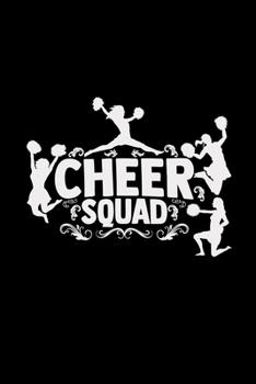 Paperback Cheer Squad: Cheerleader - 6x9 - dotgrid - dot grid paper - notebook - notes Book