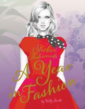 Paperback Sticker Fashionista: A Year of Fashion Book