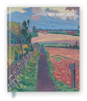 Hardcover Tate 2024 Desk Diary - Week to View, Illustrated on Every Page Book