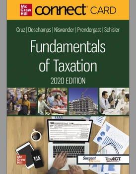 Printed Access Code Connect Access Card for Fundamentals of Taxation 2020 Edition Book