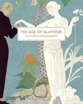Paperback The Age of Glamour: An Art Deco Coloring Book