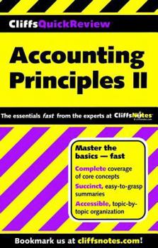 Paperback Cliffsquickreview Accounting Principles II Book