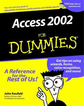 Paperback Access 2002 for Dummies Book