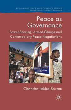 Paperback Peace as Governance Book